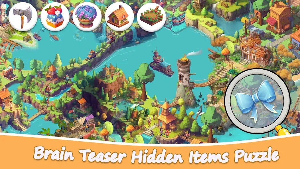 Find It Hidden Objects Games [MOD: подсказки неограниченны и все уровни открыты] (Бесплатно / APK) — скриншот 2