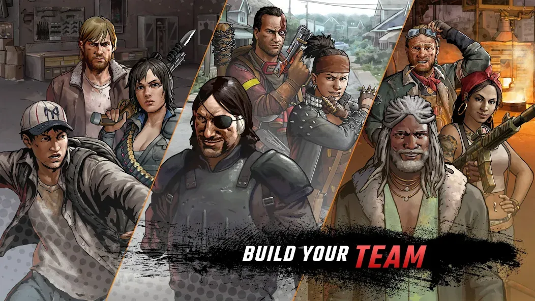 Скачать Walking Dead: Road to Survival [MOD: безлимитные деньги и ресурсы] на телефон — скриншот 2