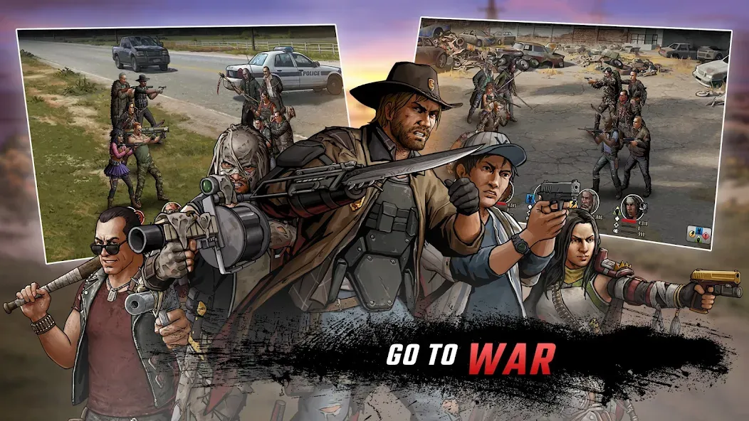 Скачать Walking Dead: Road to Survival [MOD: безлимитные деньги и ресурсы] на телефон — скриншот 4
