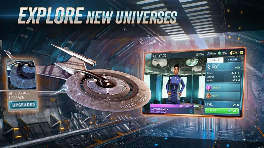 Star Trek™ Fleet Command [MOD: безлимитные ресурсы и энергия] — Скачать бесплатно (APK) — скриншот 1