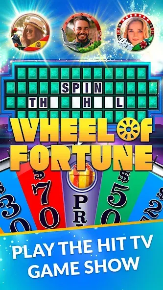 Wheel of Fortune: TV Game [MOD: безлимитные деньги и подсказки] (Бесплатно / APK) — скриншот 1