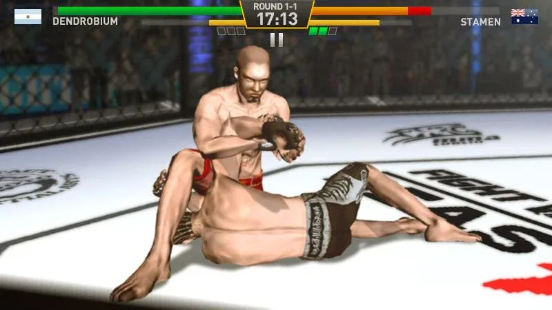 Взломанная Fighting Star [MOD: безлимитные деньги и усиленные бойцы] на Андроид — скриншот 5