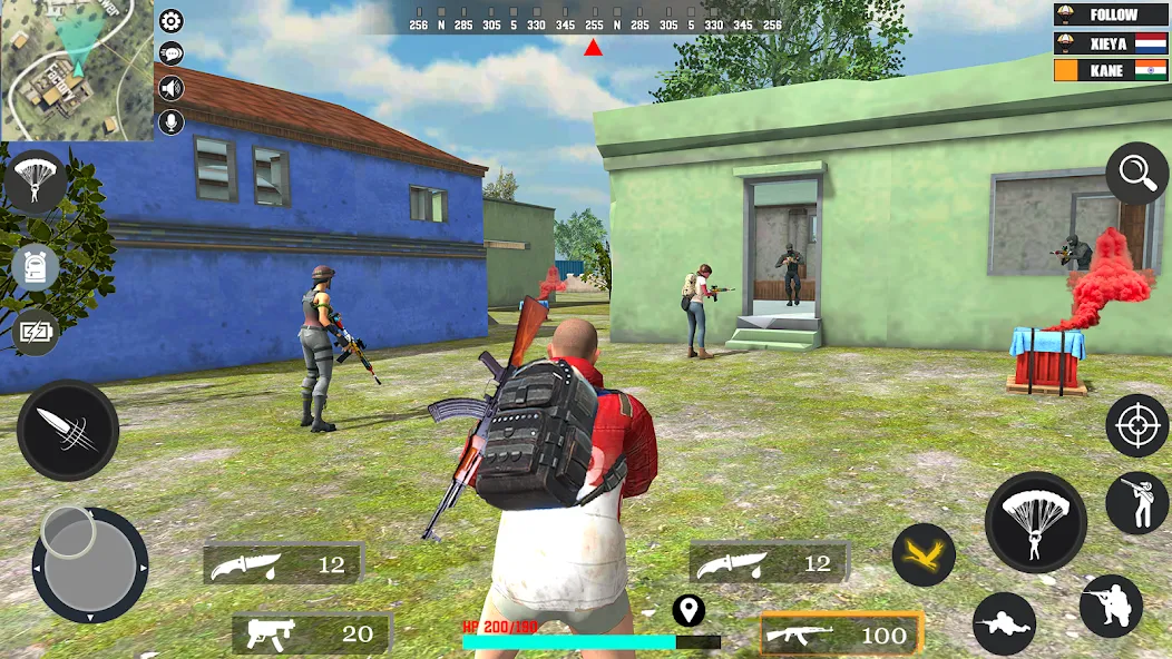 Скачать Fps Fire Shooting Game Offline [MOD: безлимитные патроны и оружие] на телефон — скриншот 1
