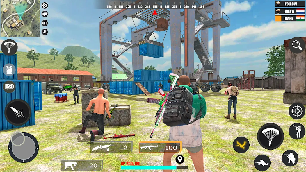 Скачать Fps Fire Shooting Game Offline [MOD: безлимитные патроны и оружие] на телефон — скриншот 3