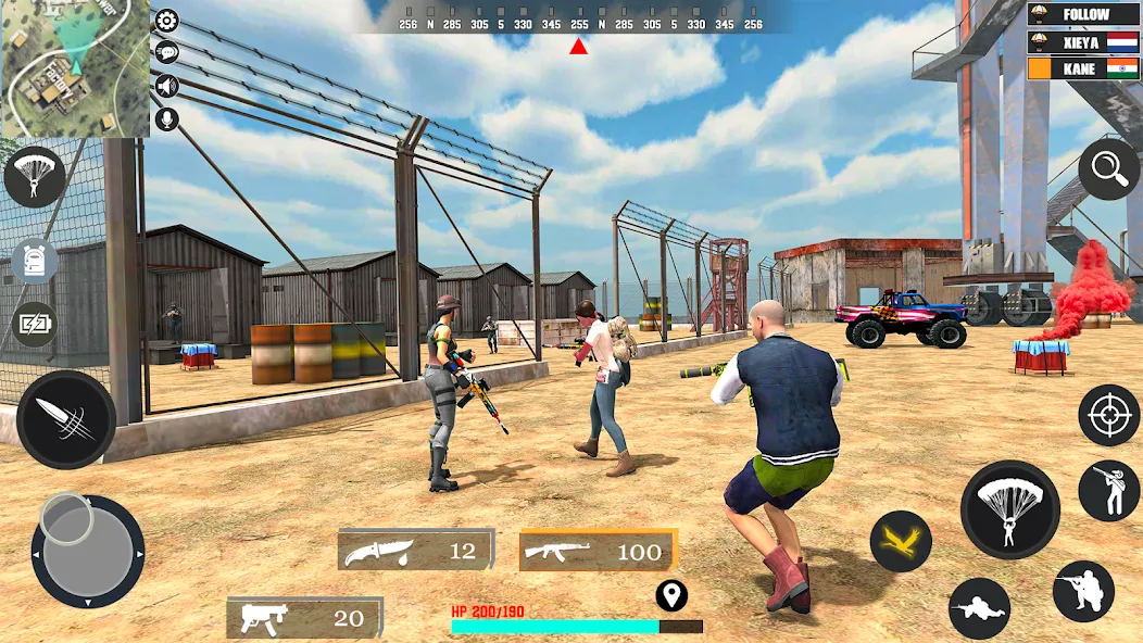 Скачать Fps Fire Shooting Game Offline [MOD: безлимитные патроны и оружие] на телефон — скриншот 5