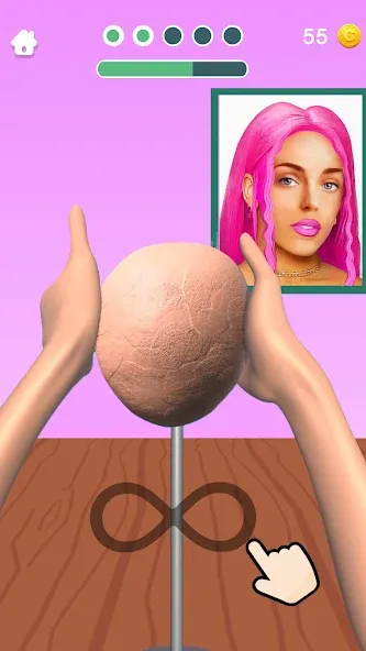 Sculpt People [MOD: безлимитные деньги и ресурсы] последняя версия — скриншот 2
