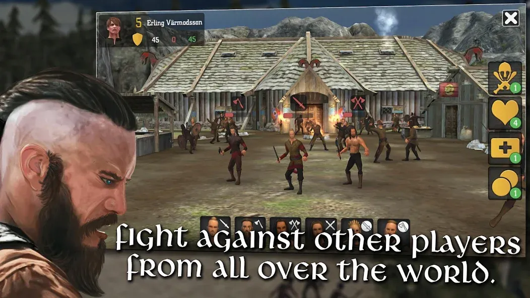 Vikings at War [MOD: безлимитные ресурсы и усиленные викинги] — Скачать бесплатно (APK) — скриншот 2