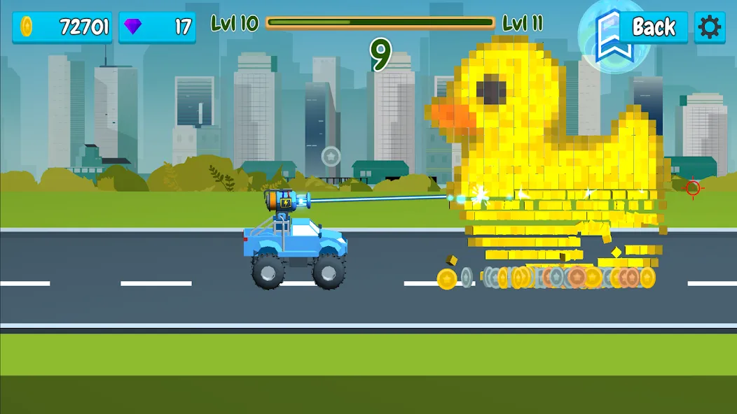 Скачать Rusher Crusher: Demolition! [MOD: безлимитные деньги и усиленное оружие] — скриншот 2