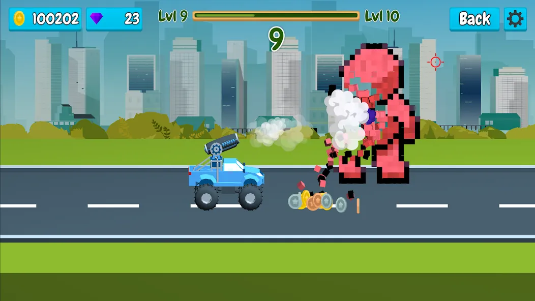 Скачать Rusher Crusher: Demolition! [MOD: безлимитные деньги и усиленное оружие] — скриншот 3