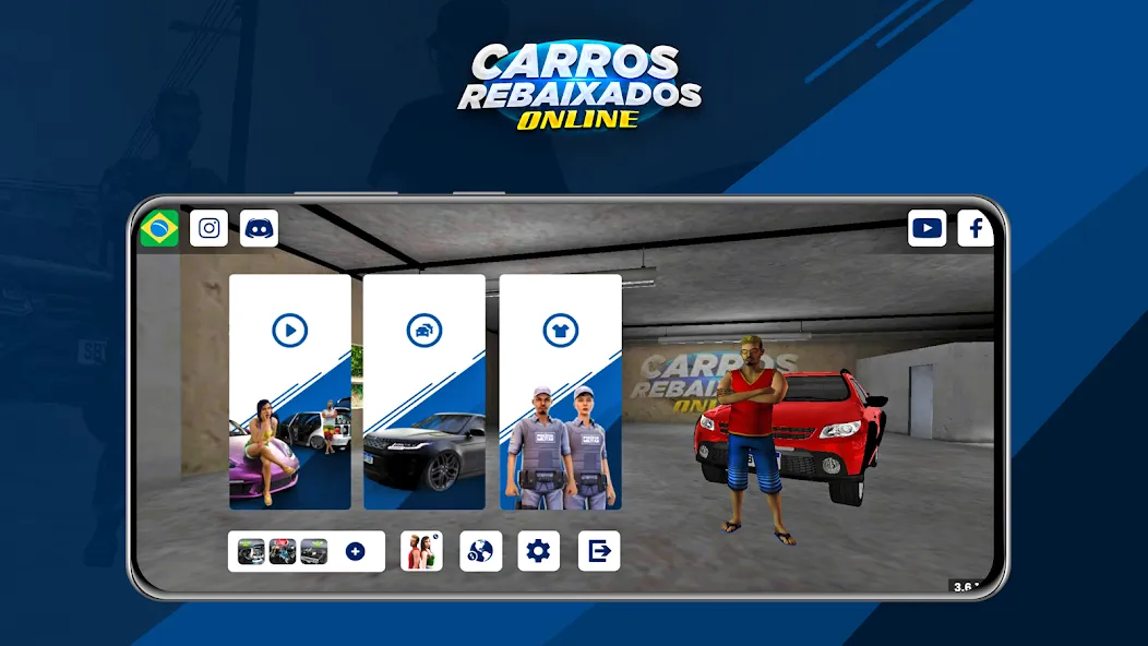 Скачать Carros Rebaixados Online [MOD: деньги и все машины открыты] — скриншот 1