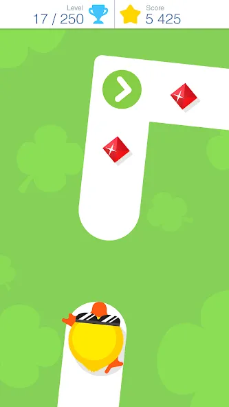 Взломанная Tap Tap Dash [MOD: много монет и все уровни открыты] на Андроид — скриншот 2
