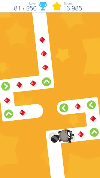 Взломанная Tap Tap Dash [MOD: много монет и все уровни открыты] на Андроид — скриншот 3