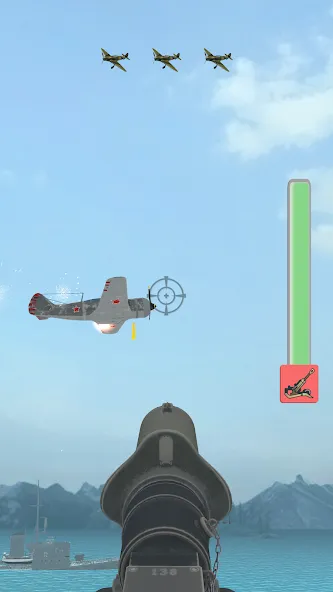 Скачать Coast Defender - Blitz War [MOD: безлимитные деньги и ресурсы] на телефон — скриншот 2