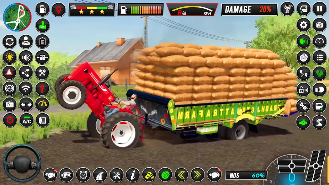 Indian Tractor Simulator Games [MOD: безлимитные деньги и топливо] — Скачать бесплатно (APK) — скриншот 2