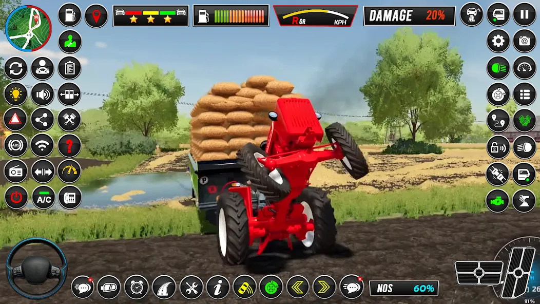 Indian Tractor Simulator Games [MOD: безлимитные деньги и топливо] — Скачать бесплатно (APK) — скриншот 4