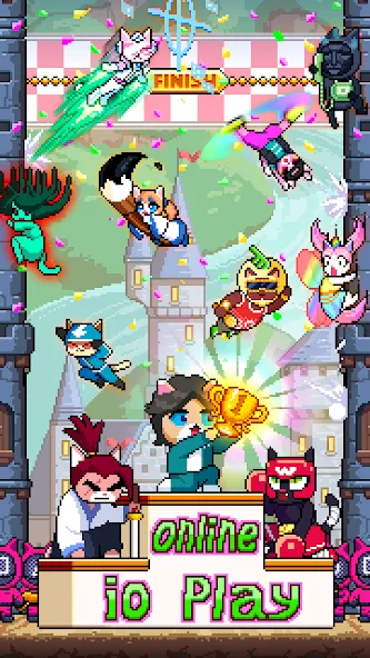 Скачать взлом Cat Jump [MOD: бесконечные прыжки и разблокированные уровни] — скриншот 3