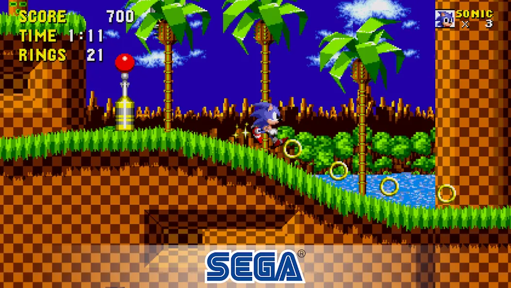 Sonic the Hedgehog™ Classic [MOD: безлимитные жизни и открыты все уровни] (Бесплатно / APK) — скриншот 1