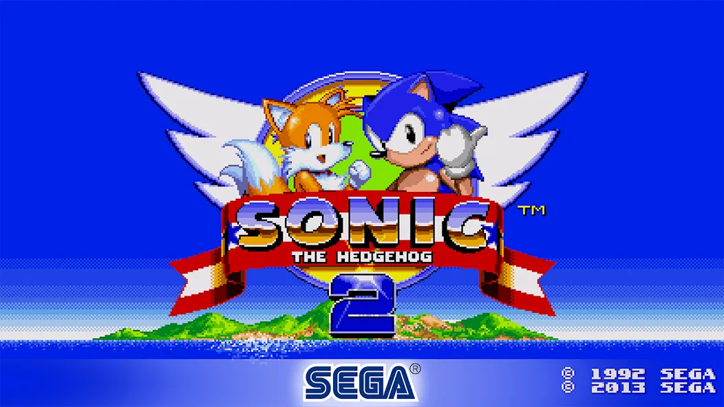 Скачать взлом Sonic The Hedgehog 2 Classic [MOD: безлимитные кольца и все уровни открыты] — скриншот 1