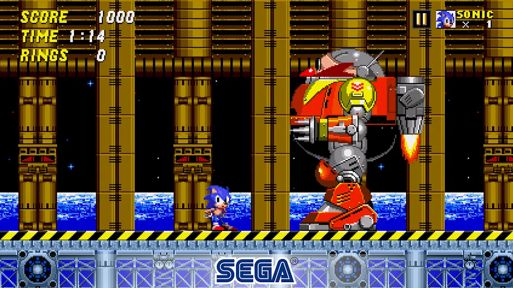Скачать взлом Sonic The Hedgehog 2 Classic [MOD: безлимитные кольца и все уровни открыты] — скриншот 2