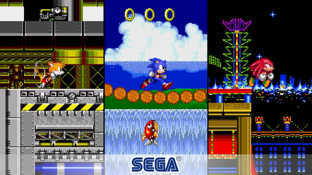 Скачать взлом Sonic The Hedgehog 2 Classic [MOD: безлимитные кольца и все уровни открыты] — скриншот 4