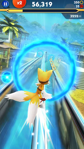 Скачать Sonic Dash 2: Sonic Boom Run [MOD: безлимитные кольца и разблокированы персонажи] — скриншот 4