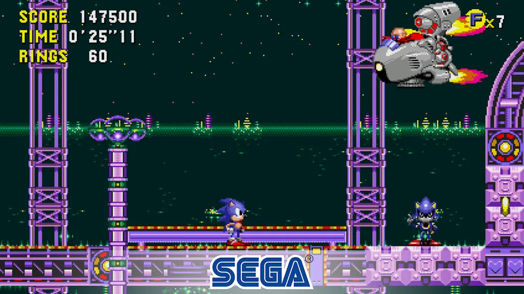 Sonic CD Classic [MOD: безлимитные жизни и кольца] — Скачать бесплатно (APK) — скриншот 3