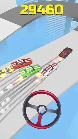 Скачать Hyper Drift! [MOD: безлимитные деньги и ускорение автомобилей] на телефон — скриншот 2