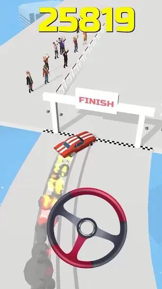 Скачать Hyper Drift! [MOD: безлимитные деньги и ускорение автомобилей] на телефон — скриншот 4