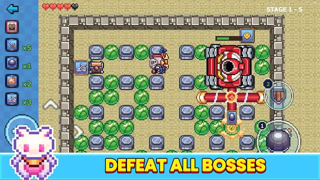 Bomber Land [MOD: безлимитные бомбы и монеты] на Андроид — скриншот 4