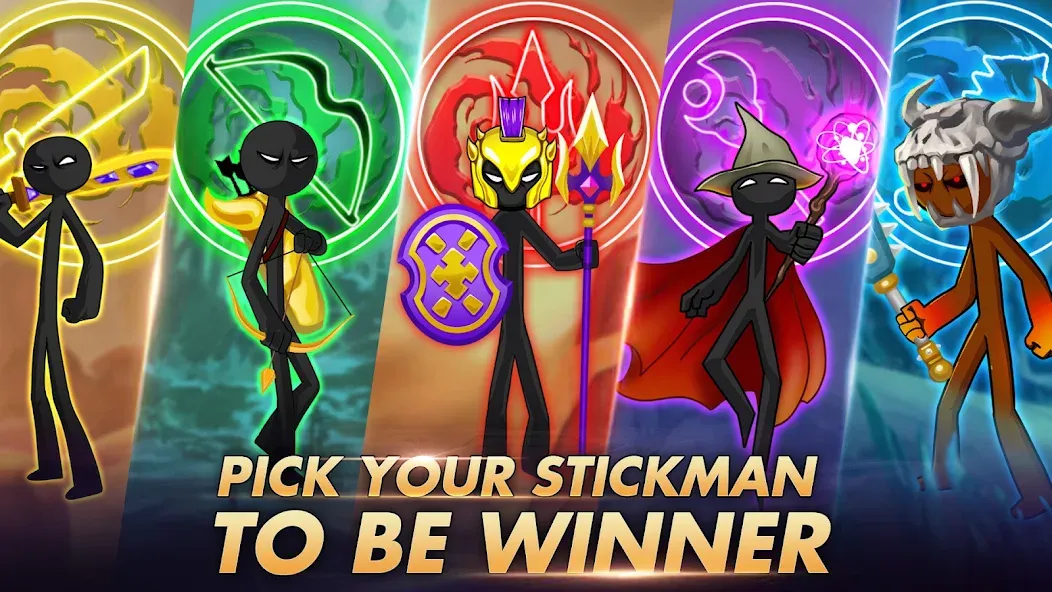 Stick Dynasty [MOD: безлимитные деньги и алмазы] на Андроид — скриншот 4