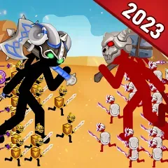 Stickman Battle 2: Empires War [MOD: безлимитные деньги и алмазы] последняя версия