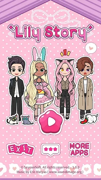 Скачать Lily Story : Dress Up Game [MOD: все наряды и аксессуары открыты] — скриншот 1