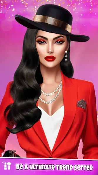 Взломанная Fashion Artist: Makeup Game [MOD: безлимитные деньги и все наряды] на Андроид — скриншот 4