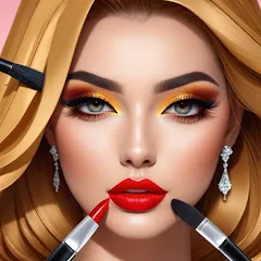 Взломанная Fashion Artist: Makeup Game [MOD: безлимитные деньги и все наряды] на Андроид