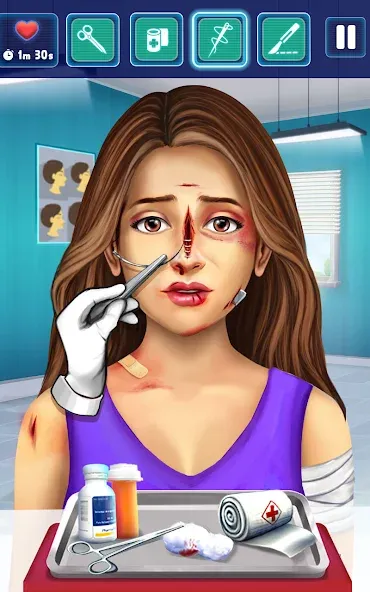 Surgery Simulator Doctor Game [MOD: без рекламы и всё открыто] — Скачать бесплатно (APK) — скриншот 2