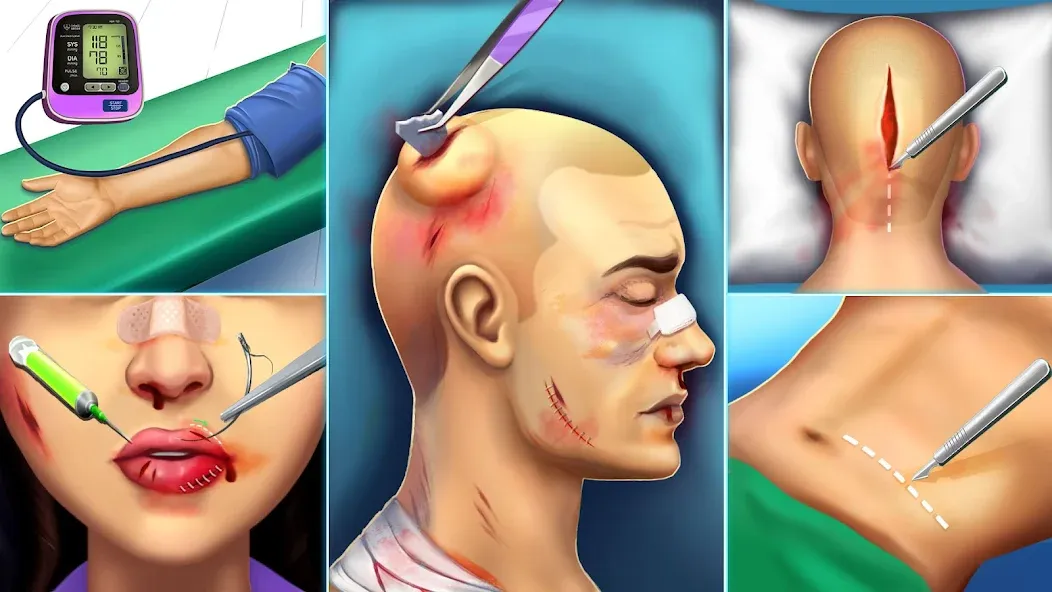 Surgery Simulator Doctor Game [MOD: без рекламы и всё открыто] — Скачать бесплатно (APK) — скриншот 4