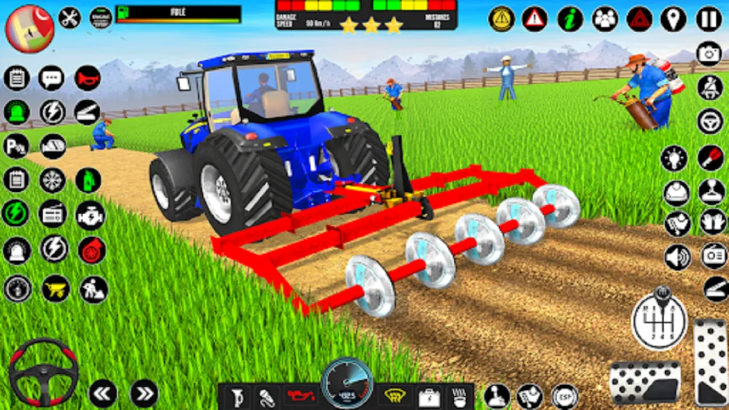 Indian Tractor Driving Game 3D [MOD: безлимитные деньги и топливо] (Бесплатно / APK) — скриншот 2