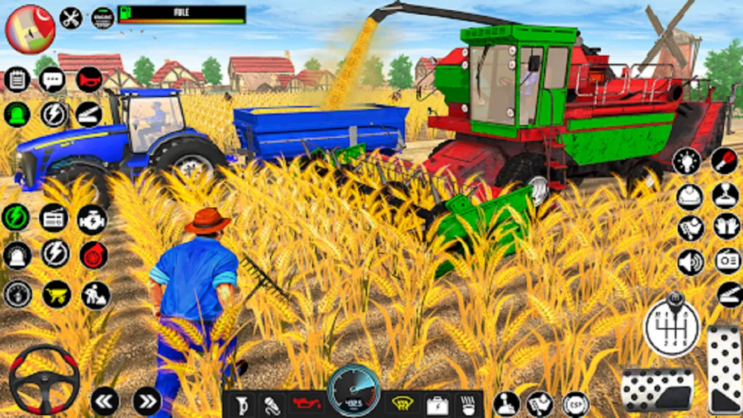 Indian Tractor Driving Game 3D [MOD: безлимитные деньги и топливо] (Бесплатно / APK) — скриншот 4