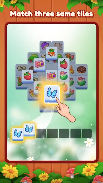Скачать Triple Connect: Match Tile [MOD: безлимитные подсказки и отмены ходов] на телефон — скриншот 1