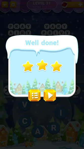 Взломанная Word Connection: Puzzle Game [MOD: безлимитные подсказки и уровни] на Андроид — скриншот 5