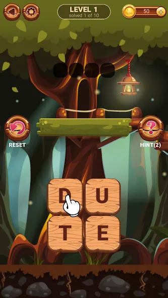 Скачать Word Catcher [MOD: безлимитные подсказки и открыты все уровни] на телефон — скриншот 3