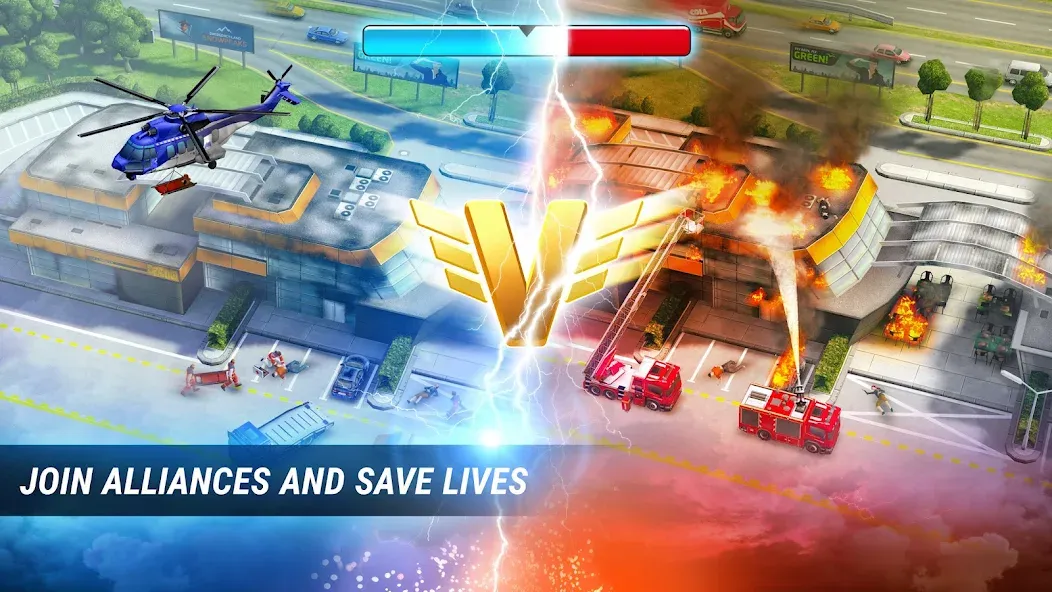 Взломанная EMERGENCY HQ: rescue strategy [MOD: безлимитные деньги и ресурсы] на Андроид — скриншот 3