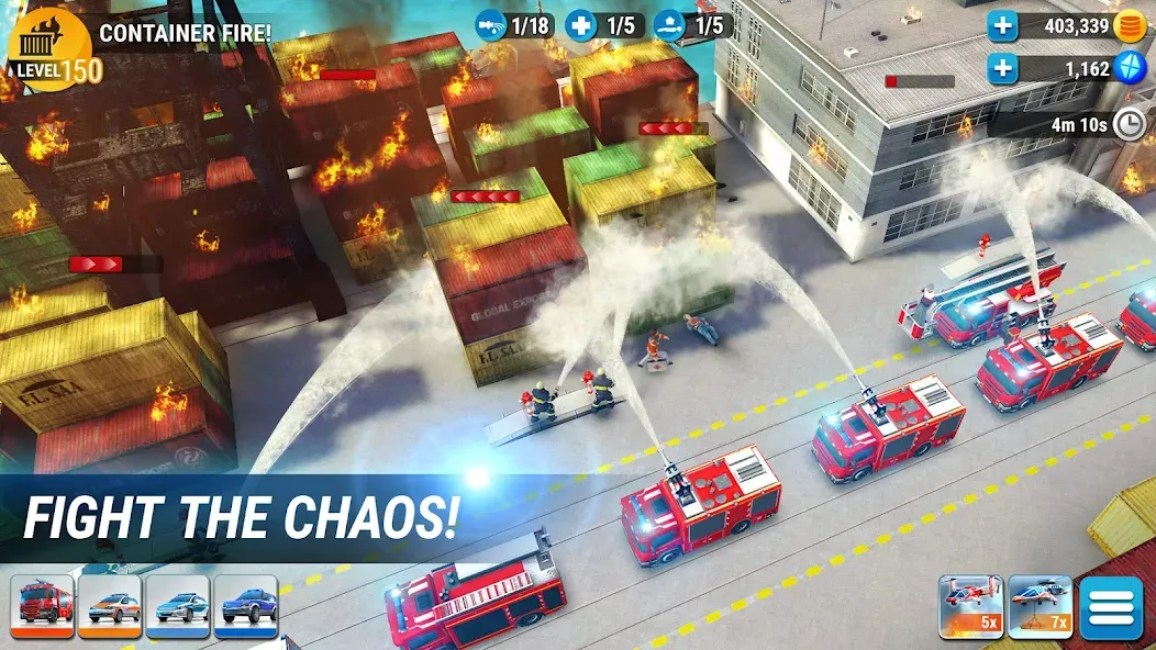 Взломанная EMERGENCY HQ: rescue strategy [MOD: безлимитные деньги и ресурсы] на Андроид — скриншот 4
