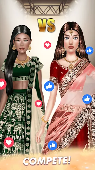 Makeup, Fashion Dress up Games [MOD: безлимитные деньги и все наряды] на Андроид — скриншот 2