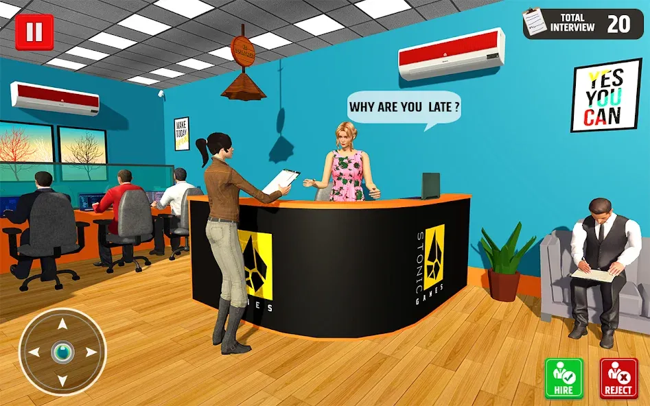 Скачать взлом Virtual HR Manager Job Games [MOD: безлимитные деньги и все уровни открыты] — скриншот 3
