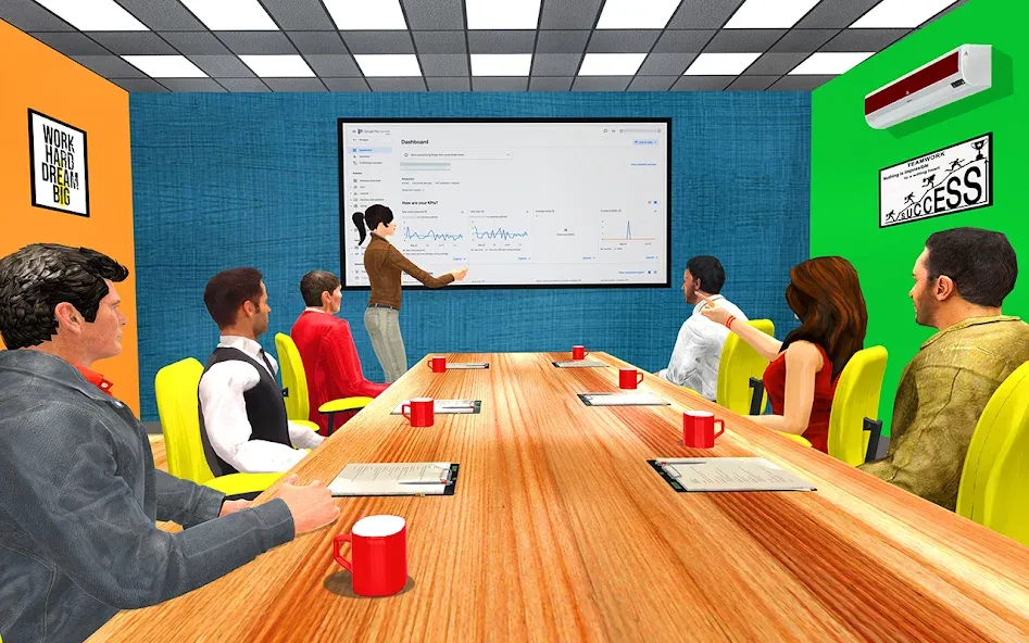Скачать взлом Virtual HR Manager Job Games [MOD: безлимитные деньги и все уровни открыты] — скриншот 4