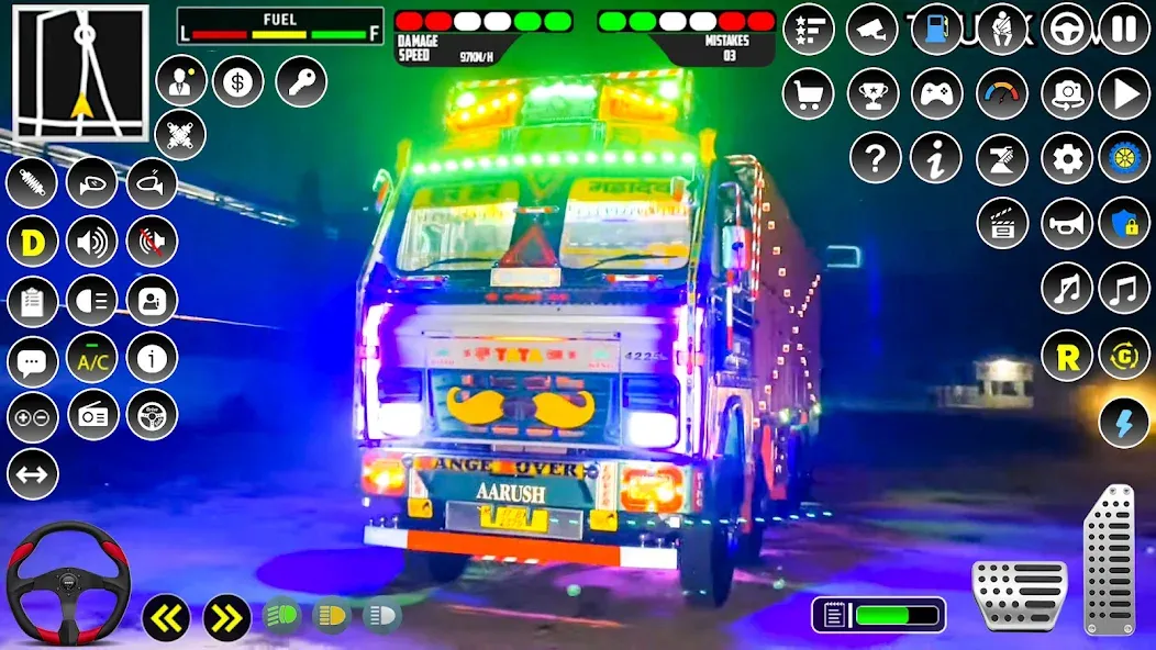 Скачать взлом Indian Truck Driver Simulator [MOD: безлимитные деньги и все грузовики открыты] — скриншот 3