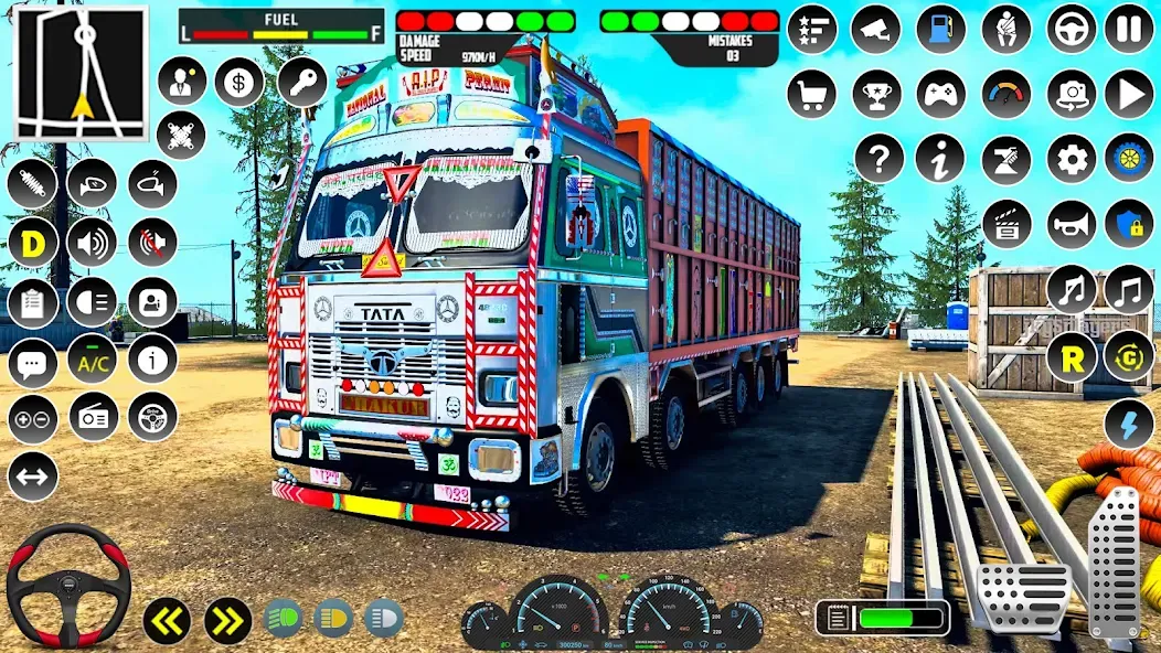 Скачать взлом Indian Truck Driver Simulator [MOD: безлимитные деньги и все грузовики открыты] — скриншот 4