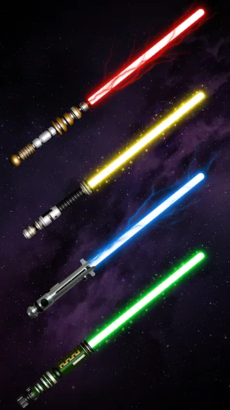 Lightsaber Gun Simulator [MOD: разблокировано всё и без рекламы] — Скачать бесплатно (APK) — скриншот 1