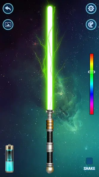 Lightsaber Gun Simulator [MOD: разблокировано всё и без рекламы] — Скачать бесплатно (APK) — скриншот 3